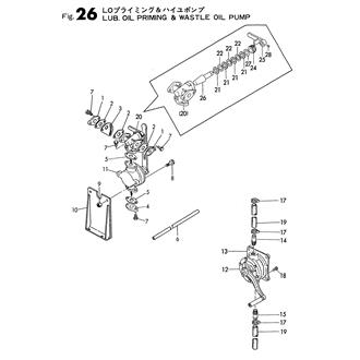 FIG 26. LUB.OIL PRIMING & WASTLE OIL PUMP