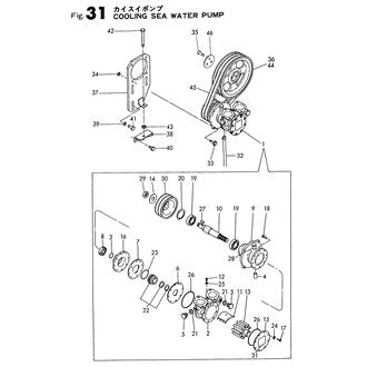 FIG 31. COOLING SEA WATER PUMP