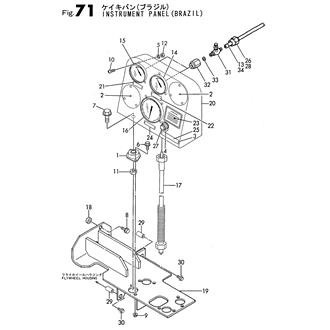 FIG 71. INSTRUMENT PANEL(BRAZIL)