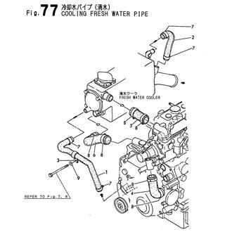 FIG 77. COOLING FRESH WATER PIPE