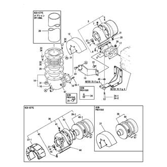 FIG 13. TURBOCHARGER & EXHAUST PIPE