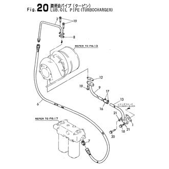 FIG 20. LUB. OIL PIPE(TURBOCHARGER)