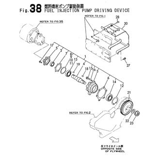 FIG 38. FUEL INJECTION PUMP DRIVING DEVICE