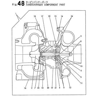 FIG 48. TURBOCHARGER COMPONENT PART