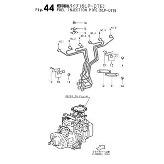 FIG 44. FUEL INJECTION PIPE(6LP-DTE)