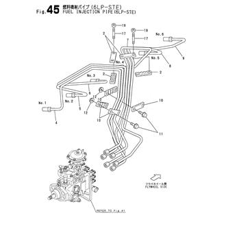 FIG 45. FUEL INJECTION PIPE(6LP-STE)