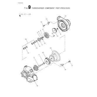 FIG 9. TURBOCHARGER COMPONENT PART(PREVIOUS)