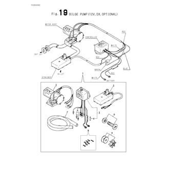 FIG 19. BILGE PUMP(12V,DX,OPTIONAL)