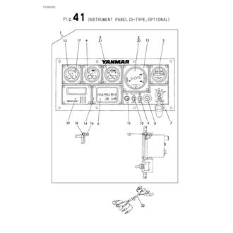 FIG 41. INSTRUMENT PANEL(D-TYPE,OPTIONAL)