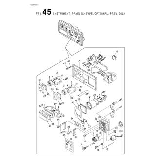 FIG 45. INSTRUMENT PANEL(C-TYPE,OPTIONAL,PREVIOUS)