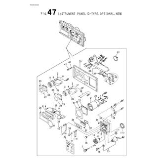 FIG 47. INSTRUMENT PANEL(C-TYPE,OPTIONAL,NEW)