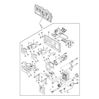 FIG 44. INSTRUMENT PANEL-C(OPTIONAL)(TO APR. 1998)