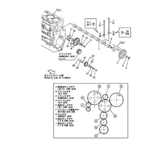 FIG 15. CAMSHAFT & IDLE GEAR