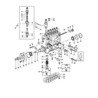 FIG 35. F.I.PUMP COMPONENT PARTS(UP TO DEC.,1998)