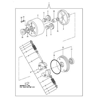 FIG 38. TIMER COMPONENT PARTS(UP TO DEC.,1998)