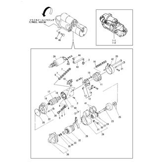 FIG 50. STARTER MOTOR(EARTH FLOAT TYPE)