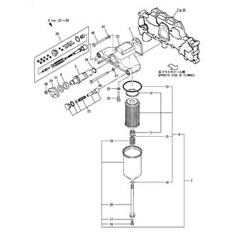 FIG 72. (22C)LUB.OIL STRAINER(W/COCK/EARTH FLOAT TYPE)