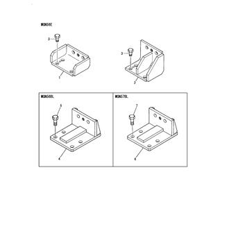 FIG 90. (58A)MOUNTING FOOT(CLUTCH)