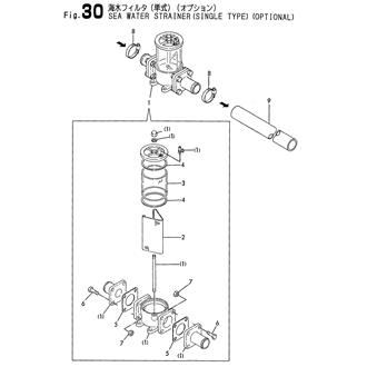 FIG 30. FILTER(SEA WATER)(SINGLE)(OPTIONAL)