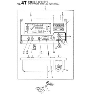 FIG 47. INSTRUMENT PANEL(E)(OPTIONAL)