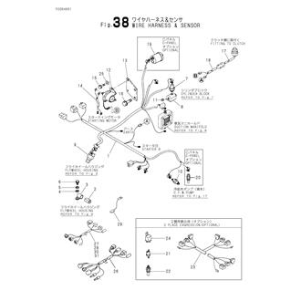 FIG 38. WIRE HARNESS & SENSOR