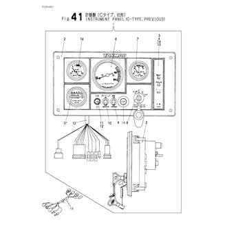 FIG 41. INSTRUMENT PANEL(C-TYPE,PREVIOUS)