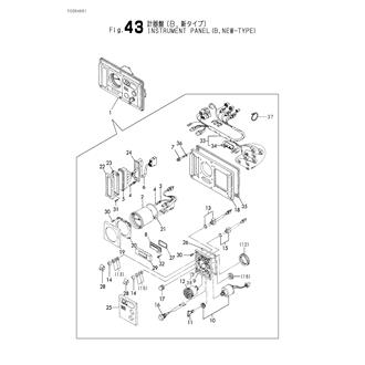 FIG 43. INSTRUMENT PANEL(B,NEW-TYPE)