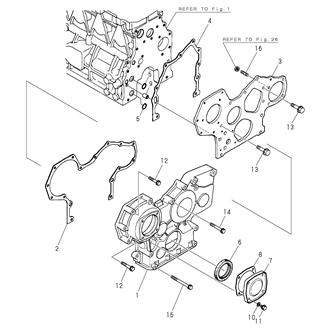 FIG 4. GEAR HOUSING(4JH3-TE)