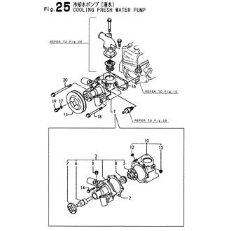 FIG 25. COOLING FRESH WATER PUMP