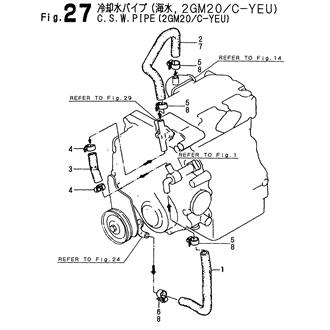 FIG 27. COOLING SEA WATER PIPE(2GM20,C-YEU)