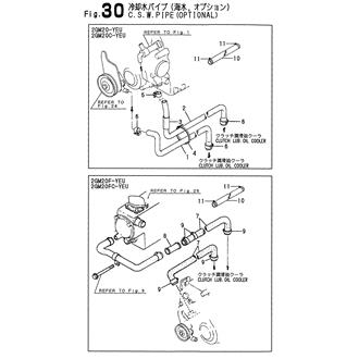 FIG 30. COOLING SEA WATER PIPE(OPTIONAL)