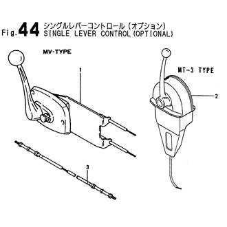 FIG 44. SINGLE LEVER CONTROL(OPTIONAL)