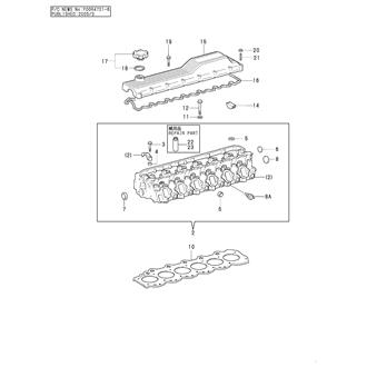 FIG 16. CYLINDER HEAD(6LP-DTZE,DTZE1)