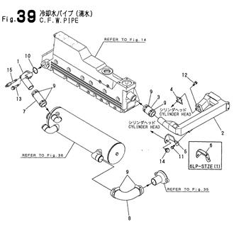 FIG 39. COOLING FRESH WATER PIPE