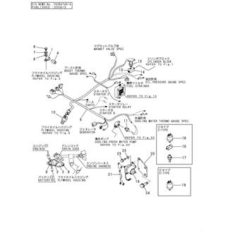 FIG 36. WIRE HARNESS & SENSOR(2-POLE T