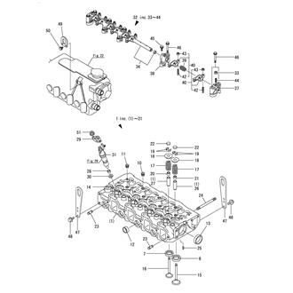 FIG 7. CYLINDER HEAD(4JH3-HTE)