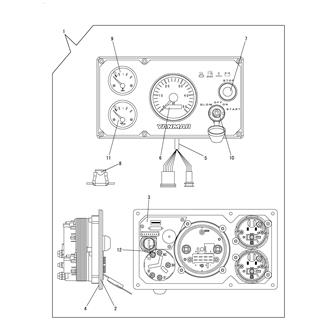 FIG 50. INSTRUMENT PANEL(C-TYPE)(VDO)