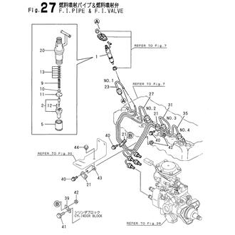 FIG 27. FUEL INJECTION PIPE & FUEL INJECTION VALVE