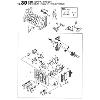 FIG 39. INSTRUMENT PANEL(C-TYPE,OPTIONAL)