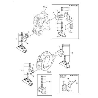 FIG 5. MOUNTING FOOT(4LHA-HT(Z)E(P))