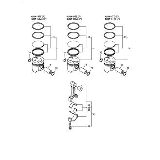 FIG 21. PISTON & CONNECTING ROD