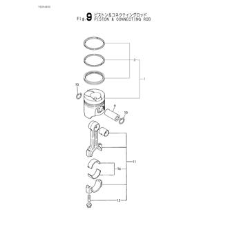 FIG 9. PISTON & CONNECTING ROD