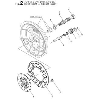 FIG 2. INPUT SHAFT & SUPPORT SHAFT