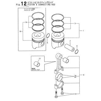 FIG 12. PISTON & CONNECTING ROD