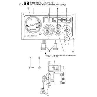 FIG 38. INSTRUMENT PANEL(B-TYPE,OPTION