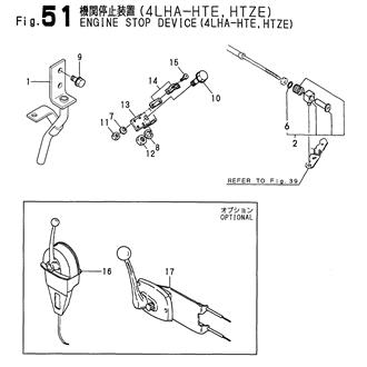 FIG 51. ENGINE STOP DEVICE(4LHA-HTE,HTZE)