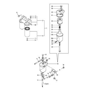 FIG 39. FUEL STRAINER & OIL / WATER SEPARATOR