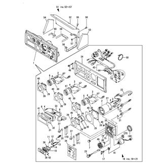 FIG 50. INSTRUMENT PANEL(D-TYPE)(OPTIONAL)