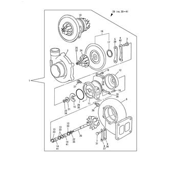 FIG 15. TURBINE(INNER PARTS)(6CHX-DTE)