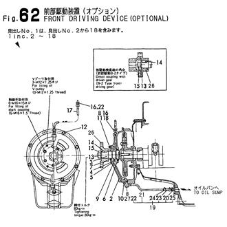 FIG 62. FRONT DRIVING DEVICE(OPTIONAL)